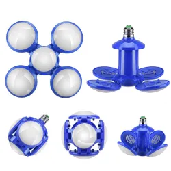 40W E27 - 220V 110V - RGB - LED - żarówka składana - piłkarska lampa UFOE27