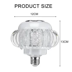 E27 - RGB LED bulb with wireless Bluetooth speaker - remote control - 110V-220V 6W