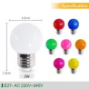 E27 3W AC 220V SMD 2835 - kleurrijke RGB LED lamp - 10 stuksE27