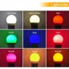E27 3W AC 220V SMD 2835 - ampoule LED RGB colorée - 10 pièces