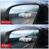Car rear view mirror - side mirror - rain visor - sticker - 2 pieces