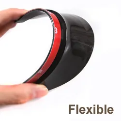 Car rear view mirror - side mirror - rain visor - sticker - 2 pieces