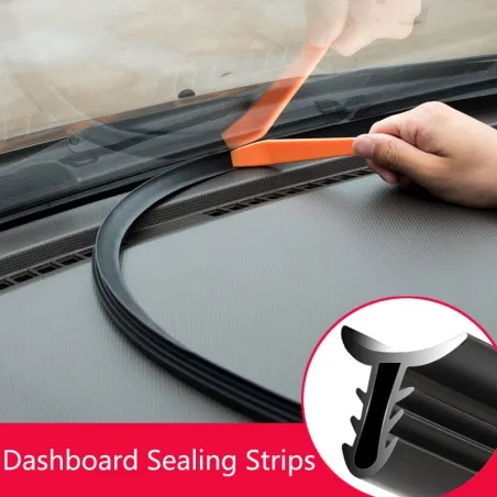 Universal soundproof rubber - rubber seal - dashboard sealing strip - 160cm