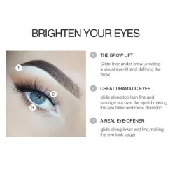 White eye pencil - eyeliner - 12 pieces