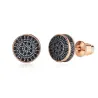 Elegant - small round crystal stud earrings