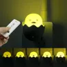 Yellow duck - LED night light - EU wall plug - control sensor - dimmable - remote controller