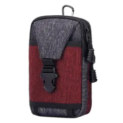 Liten midjeväska - canvas påse med zipper