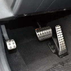 RVS pedalen covers voor Mercedes Benz C E S GLK SLK CLS SL-Klasse W203 W204 W211 W212W210 AMGPedalen
