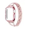 AccesoriosCorrea de acero inoxidable & caja protectora con cristales para Apple Watch 5/4/3/2/1