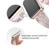 AccesoriosCorrea de acero inoxidable - pulsera de cristal para Apple Watch 6/5/4/3/2