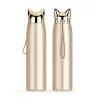 Thermos à vide à double paroi - bouteille d'eau - mug thermique avec oreilles de renard - acier inoxydable - 320ml