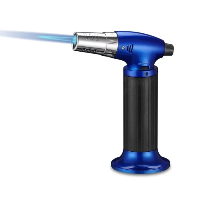 BBQ - cigarettes - butane gas lighter - blue flame - windproof