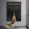 ENTREPRENEUR - cytat motywacyjny - plakat - obraz ścienny na płótnieTablice & Znaki