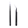 Tweezers antistatiques - acier inoxydable - outil de réparation électronique - 2 pièces