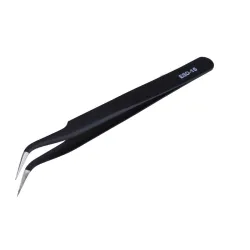 Tweezers antistatiques - acier inoxydable - outil de réparation électronique - 2 pièces