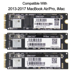 256GB – 512 Gt – 1TB – Macbook Air A1465 A1466 Macbook Pro Retina A1502 A1398 iMac A1419 A1418