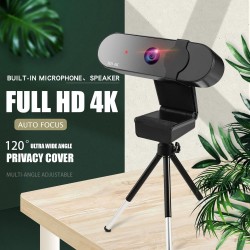 HD 4K 2K Câmera Web - 1080P - PC - computador - autofoco - USB - microfone