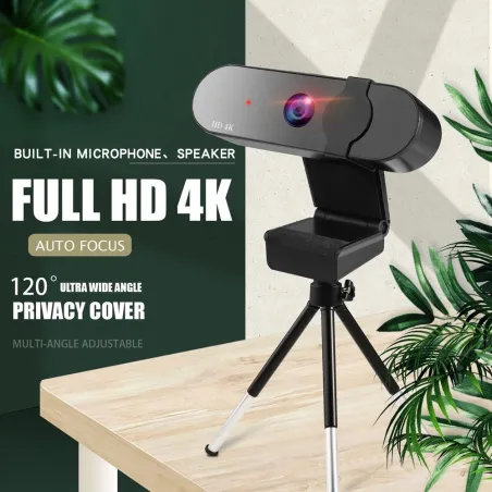 HD 4K 2K Web-kamera - 1080P - PC - tietokone - automaattitarkennus - USB - mikrofoni