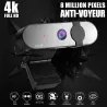 HD 4K 2K Caméra web - 1080P - PC - autofocus - USB - microphone