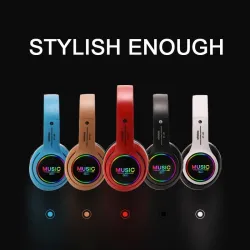 Casque Bluetooth - annulation de bruit - casque sans fil - LED