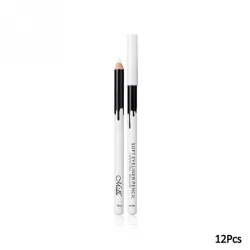 Crayon oeil blanc - eyeliner - 12 pièces