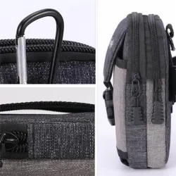 BolsosBolsa de cintura pequeña - bolsa de tela con cremallera