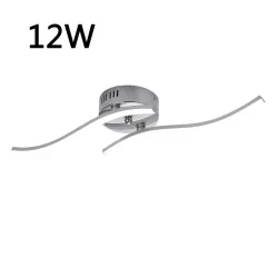 24W - 12W - 18W - AC85-265V - LED - lumière de plafond - lampe - design incurvé moderne