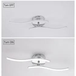 Luces de techo24W - 12W - 18W - AC85-265V - LED - luz de techo - lámpara - diseño moderno curva
