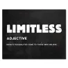 LIMITLESS - inspirujący cytat - plakat na ścianę - płótnoTablice & Znaki