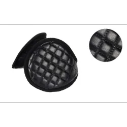 Couro & plush - earmuffs - dobrável