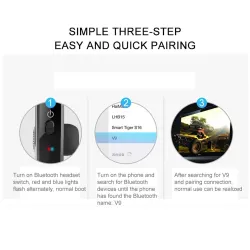 V9 Bluetooth hörlurar - handsfree headset - Earbud