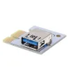USB 3.0 PCI-E 1X na 16X - przedłużacz graficzny - linia rozszerzona PCI-E - adapter do kartElektronika & Narzędzia