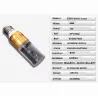 Acryl kristal LED lamp - RGB - E27 - E14 - AC85 - 265VE14