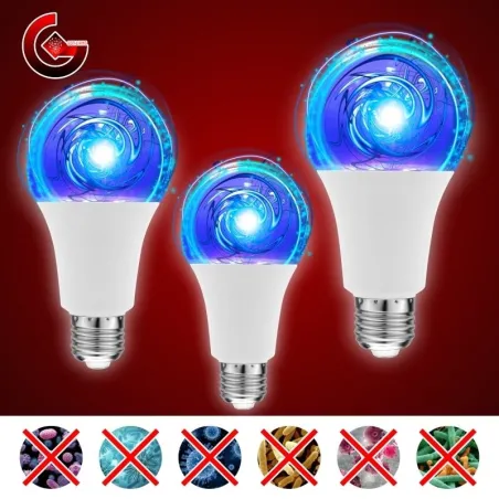 E27 - 5W - 7W - 10W - ampoule ultraviolet - LED - lampe germicide - stérilisateur - désinfection - éliminateur mite