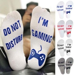 Do Not Disturb I'm Gaming / 2021 Will Be Better - grappige sokken - unisexAccessoires