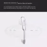 Mini - Bluetooth-oorhaak - handsfree - leren oortelefoon met microfoon - noise cancellingOor- & hoofdtelefoons