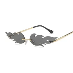 Sexy - vintage sunglasses - fire flames