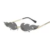 Sexy - lunettes de soleil vintage - flammes de feu