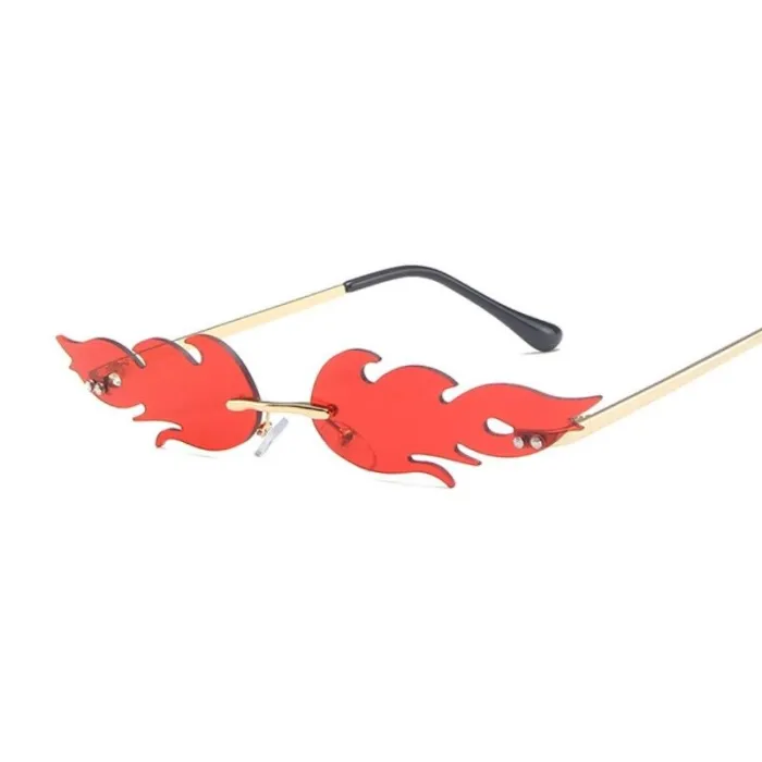 Gafas de solGafas de sol vintage - llamas de fuego