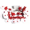 String with snowmans - LED Christmas tree decorative lights
