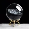 DecoraciónFiguras solares - modelo 3D planetas - bola de cristal - decoración escritorio