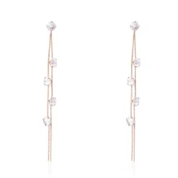 AretesTassels con cristales - pendientes largos