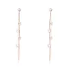 AretesTassels con cristales - pendientes largos