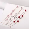 AretesTassels con cristales - pendientes largos
