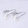 AretesPendientes largos con cristal