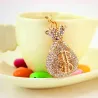Crystal money bag - keychain