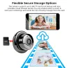 Mini caméra de sécurité WiFi CCTV - P2P - IP - IR vision nocturne - détection de mouvement - moniteur bébé