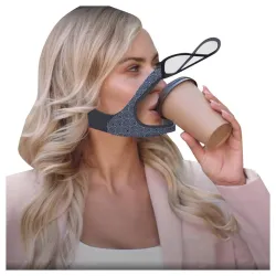 Masque protecteur avec visière ouverte