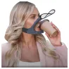 Masque protecteur avec visière ouverte
