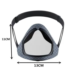 Masque protecteur avec visière ouverte